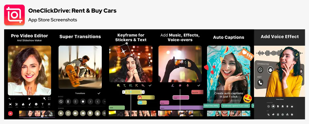 inshot video editing app
