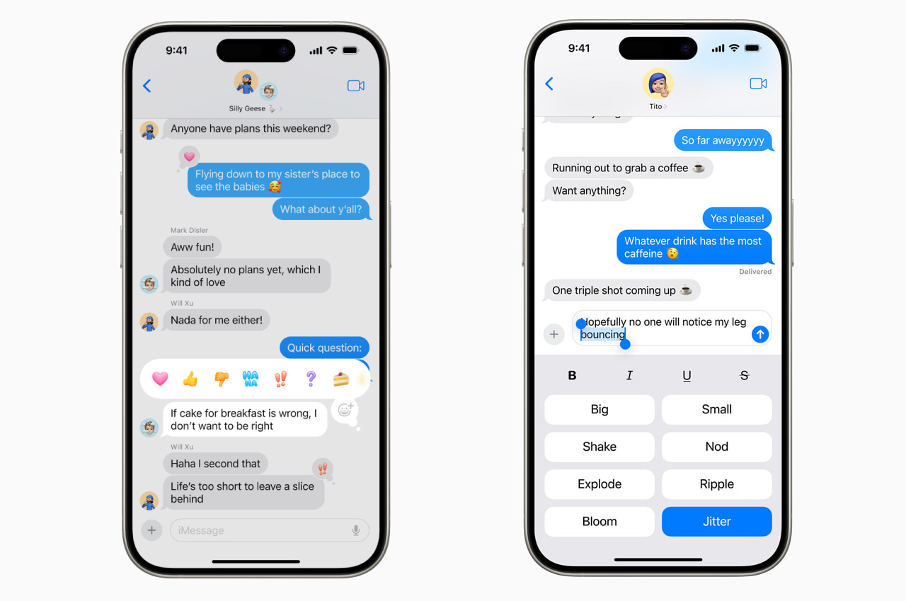 iOS 18 Messages