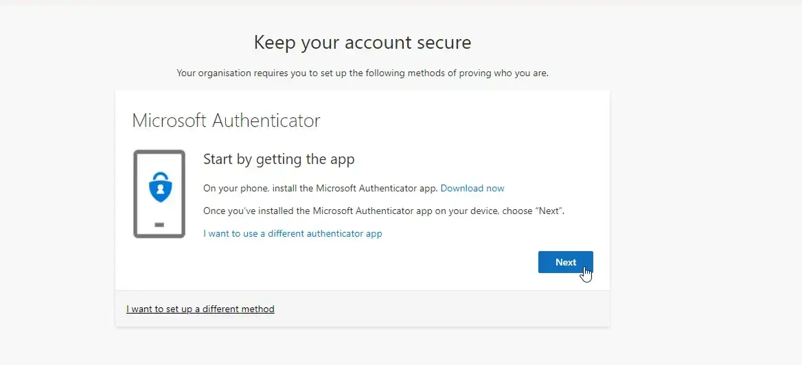 Microsoft Authenticator Keep Account Secure