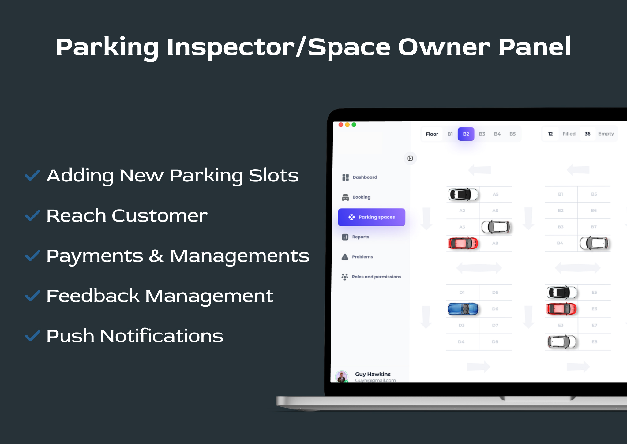 Parking App Owner Panel