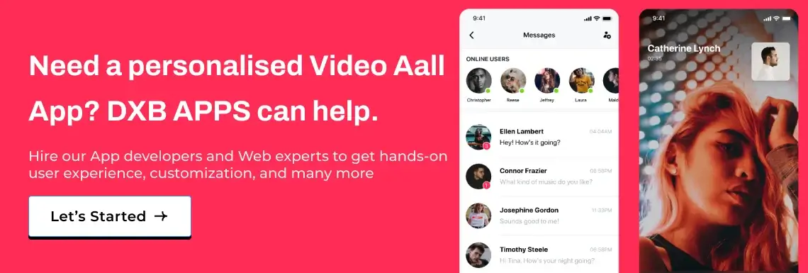 Video Calling App App Development Company in Dubai
