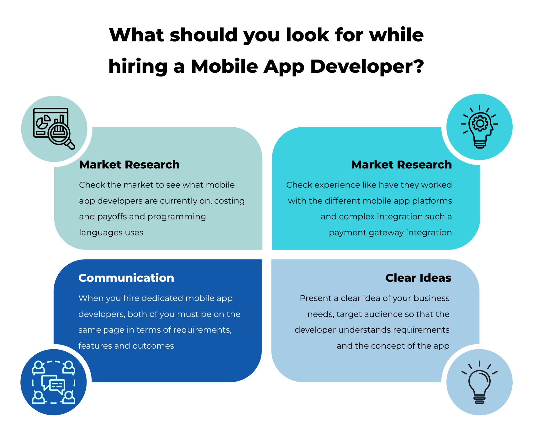 What should you look for while hiring a Mobile App Developer?