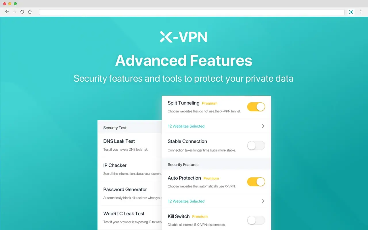 x vpn chrome extension