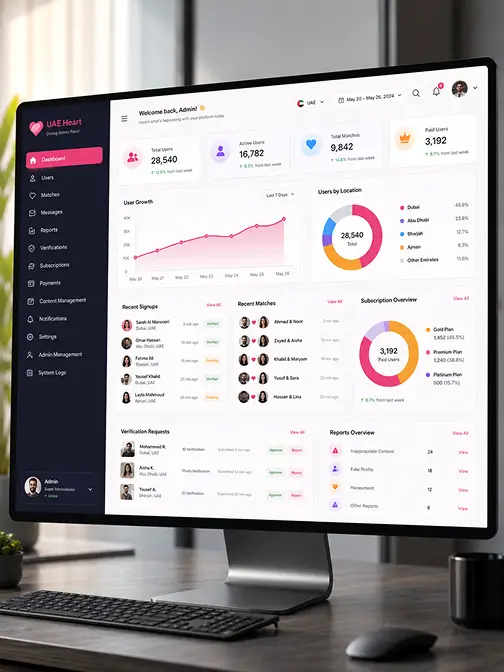 Dating App Admin Panel