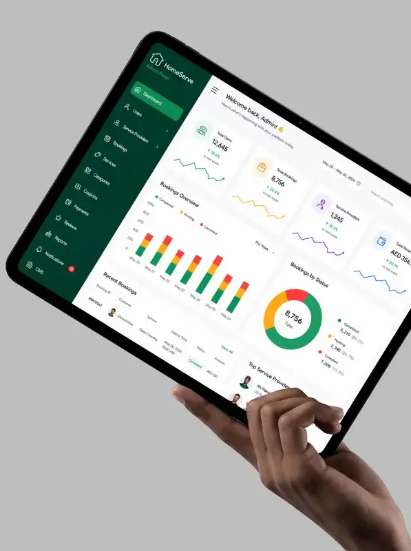 Home Service Admin Panel