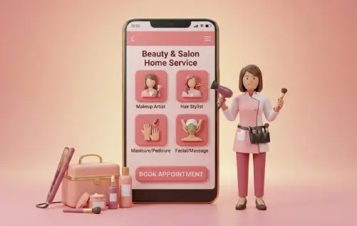 Beauty and Salon Home Service App Development