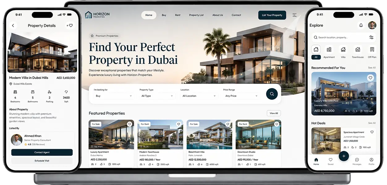 Real Estate App Development Company in Dubai